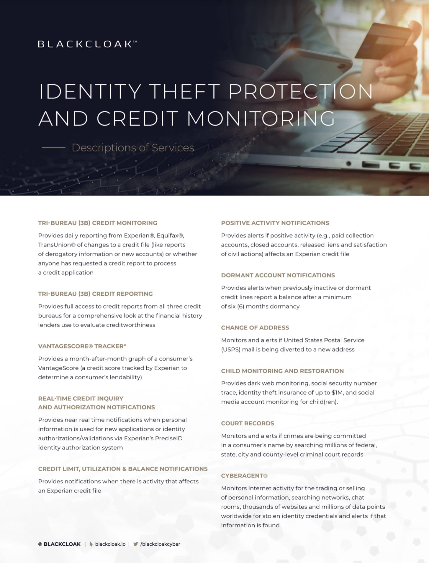 Identity Theft Protection Services and Credit Monitoring