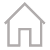 Home network security icon of a house