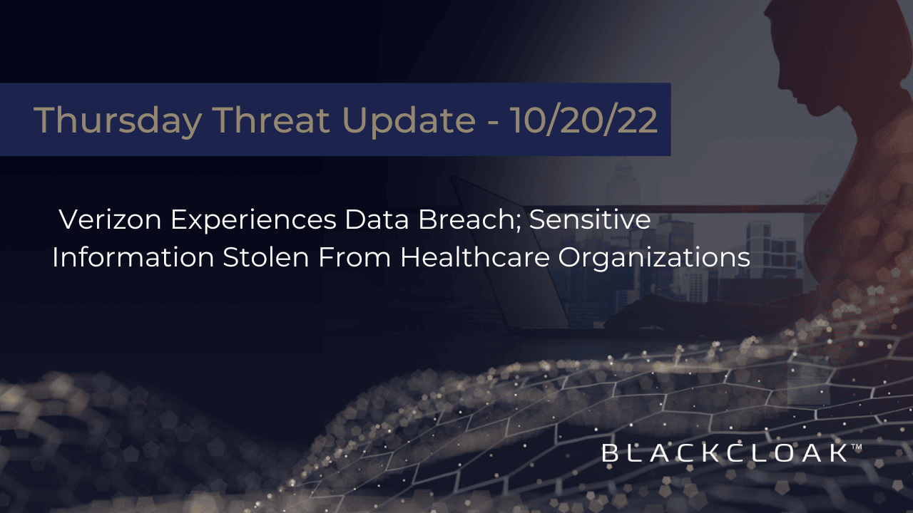 Verizon Data Breach Update