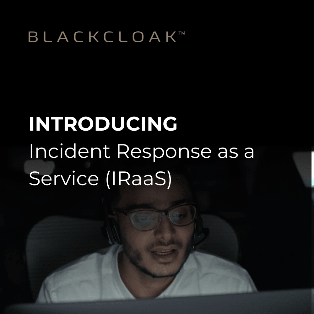 Introducing Incident Response as a Service (iRaaS)