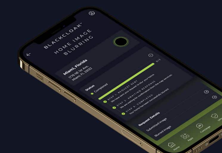 BlackCloak Home Image Blurring on Phone App