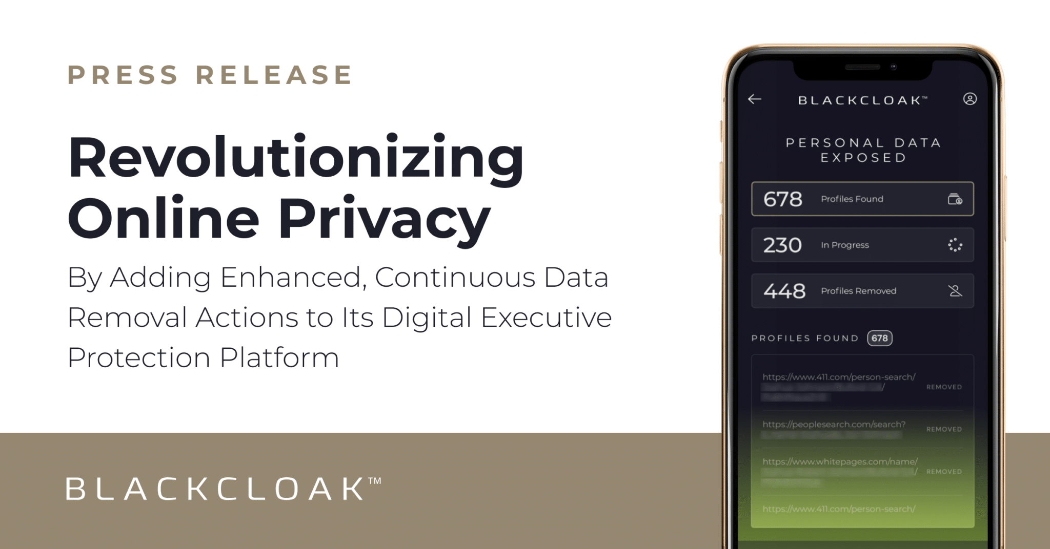 Revolutionizing Online Privacy by adding enhanced, continuous data removal actions to its digital executive protection platform