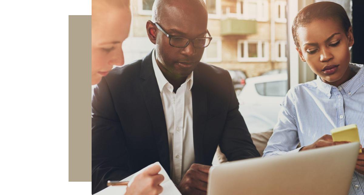 Man looking at laptop
