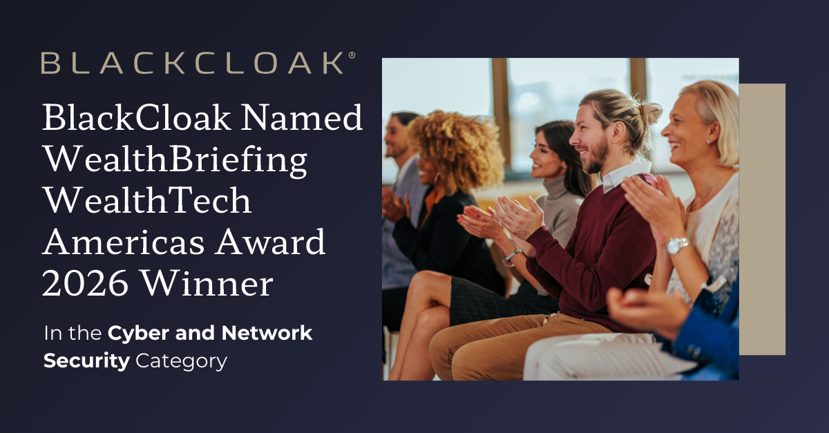 BlackCloak Joins Global Elite with Wealthbriefing Award
