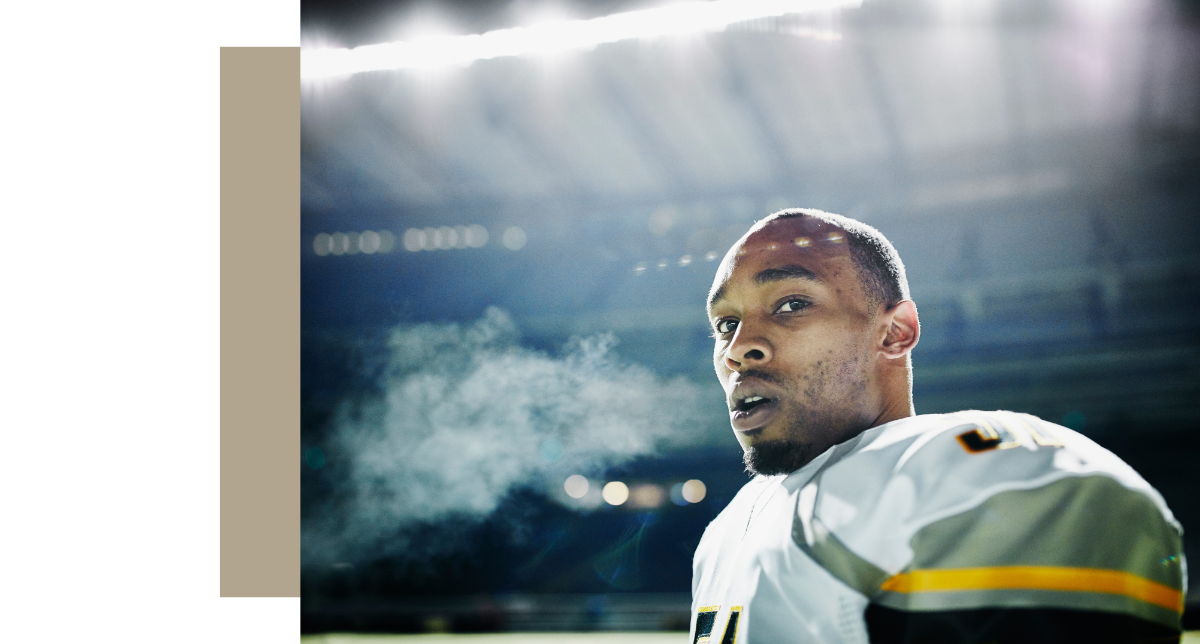 American football player