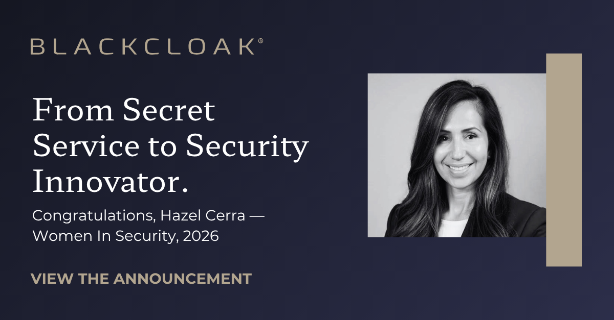 25-Year Veteran of the US Secret Service Recognized for Her Contributions to Applying Presidential-Grade Security to Digital Executive Protection