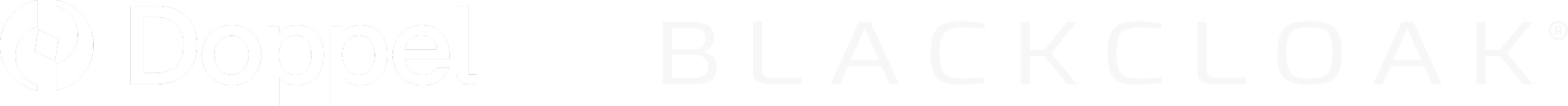 Doppel and Blackcloak logos